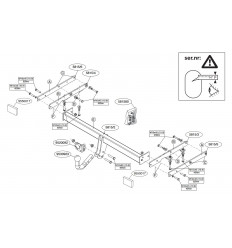 Фаркоп на Nissan Note 581500