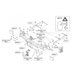 Фаркоп на Mercedes GLK X204 579100