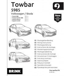 Фаркоп на Volkswagen Passat B8 598500