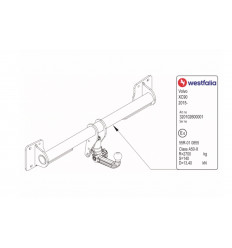 Фаркоп на Volvo XC90 320102600001