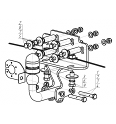 Фаркоп на Toyota Land Cruiser 200 92512-A