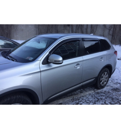 Дефлекторы боковых окон на Mitsubishi Outlander SMIOUT1232