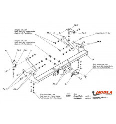 Фаркоп на Nissan Primastar R/024