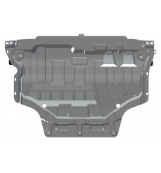 Защита картера и КПП Skoda Octavia 21.2681 V1