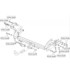 Фаркоп на Hyundai Tucson SF.2973.12 V2