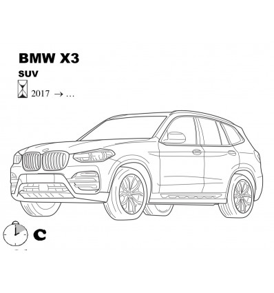 Фаркоп на BMW X3 4758-A
