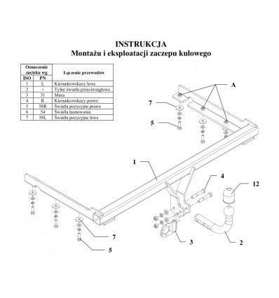 Фаркоп на Honda Stream Y 26