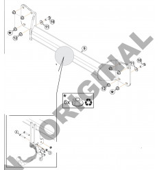 Фаркоп на Volvo XC60 E6807BA