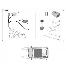 Штатная электрика к фаркопу на Land Rover Freelander 136429/330407-T