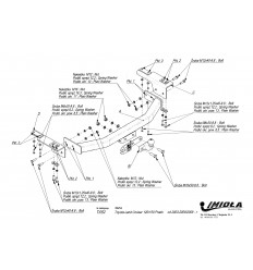 Фаркоп на Toyota Land Cruiser Prado 120,150 T/052