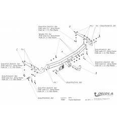 Фаркоп на Toyota Highlander T/050