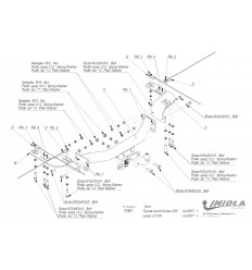 Фаркоп на Toyota Land Cruiser 200 T/051