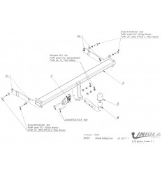 Фаркоп на Volkswagen Tiguan Z/023