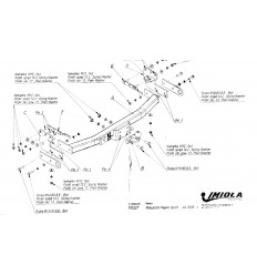 Фаркоп на Mitsubishi Pajero Sport Y/027