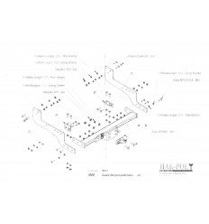 Фаркоп на ГАЗ-3302 L/108