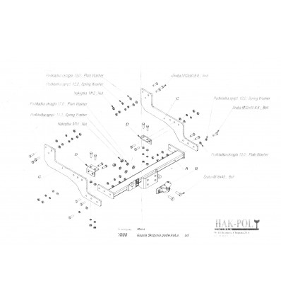 Фаркоп на ГАЗ-3302 L/108