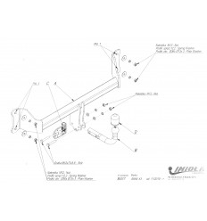 Фаркоп на BMW X3 B/017