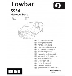 Фаркоп на Mercedes V-Class 595400