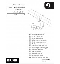 Фаркоп на Volkswagen Sharan 537200