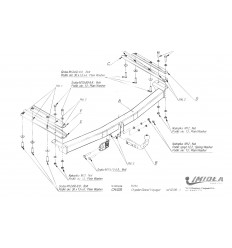 Фаркоп на Dodge Caravan CH/025