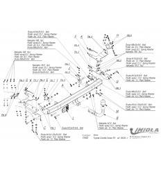 Фаркоп на Toyota Corolla Verso T/032