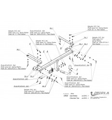 Фаркоп на Opel Mokka O/044