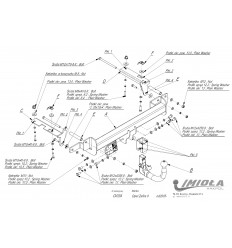 Фаркоп на Opel Zafira O/A34