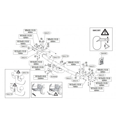 Фаркоп на Renault Kangoo 566200