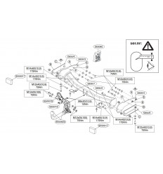 Фаркоп на Jeep Grand Cherokee 583000