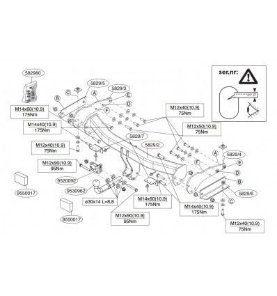 Фаркоп на Jeep Grand Cherokee 582900