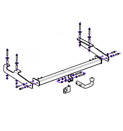 Фаркоп на Great Wall Hover M2 3315A