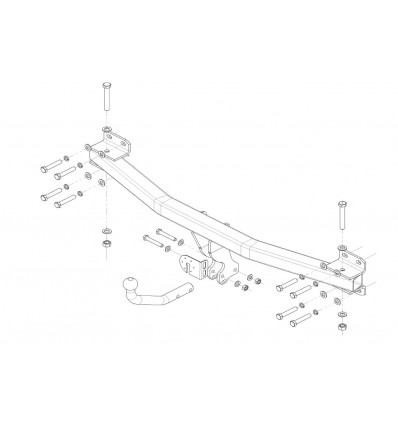 Фаркоп на Audi Q7 3554A