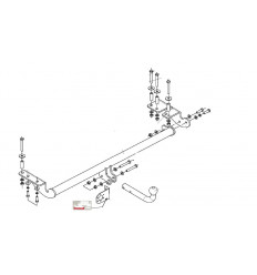 Фаркоп на Geely MK 9003A