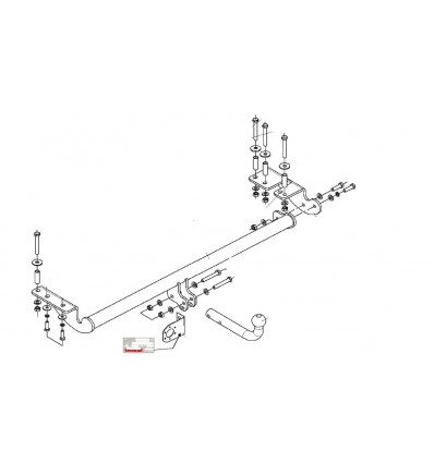 Фаркоп на Geely MK 9003A