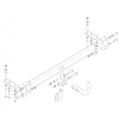 Фаркоп на FAW V5 9006A