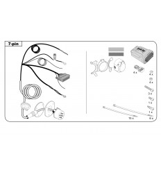 Штатная электрика к фаркопу на BMW 1/2/3/4/5/7/X3/X4/X5/X6 119504/043007