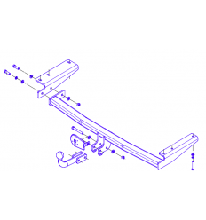 Фаркоп на Lexus RX 300,330 3042A