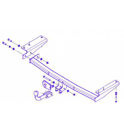 Фаркоп на Lexus RX 300,330 3042A