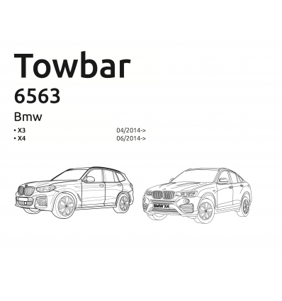 Фаркоп на BMW X4 656300