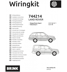 Штатная электрика к фаркопу на Land Rover Discovery 4/Range Rover Sport 744214