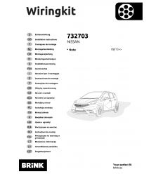 Штатная электрика к фаркопу на Nissan Note 732703