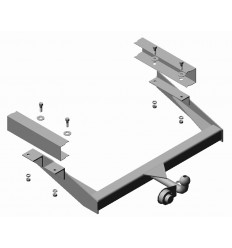 Фаркоп на ГАЗ-2705,-3221, ГАЗ-3302, ГАЗ-330202