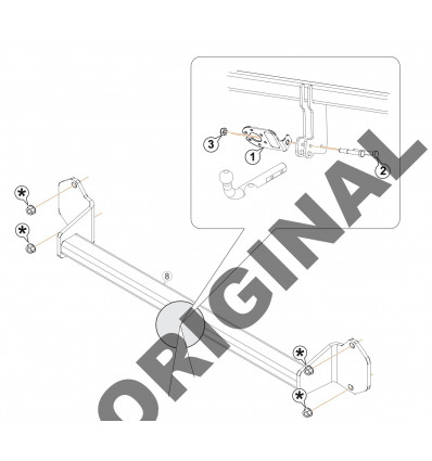 Фаркоп на Mini Countryman E0809BA