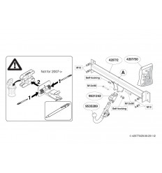 Фаркоп на BMW X3 420700