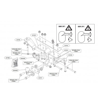 Фаркоп на Nissan Pathfinder 557900