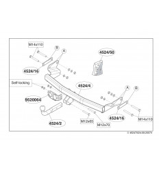 Фаркоп на Jeep Compass 452400