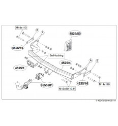 Фаркоп на Jeep Compass 452500