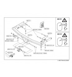 Фаркоп на Nissan Tiida 462700