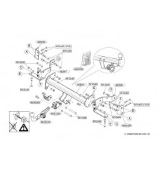 Фаркоп на Opel Antara 463900