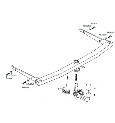 Фаркоп на Audi Q3 305423600001